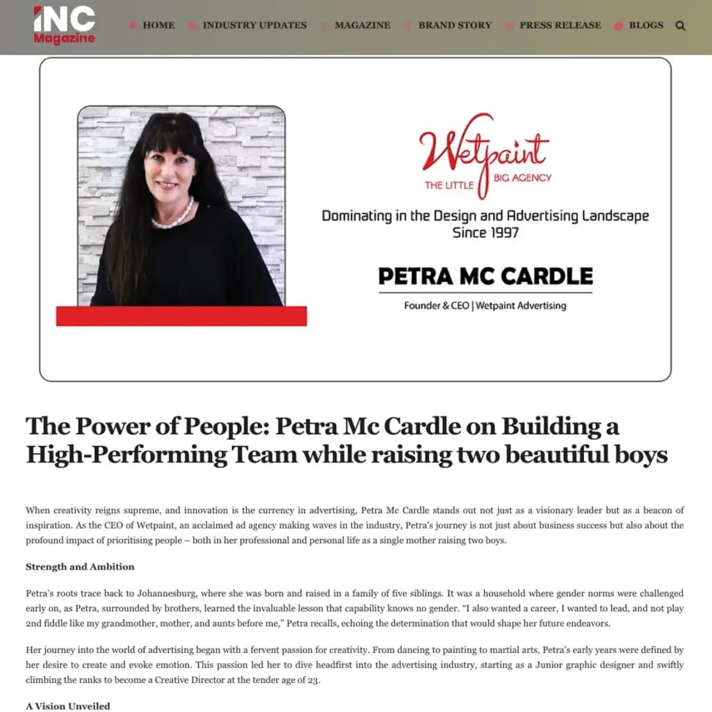 The Power of People: Petra Mc Cardle on Building a High-Performing Team While Raising Two Beautiful Boys