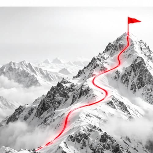 Marketing channel performance visualised as rising charts