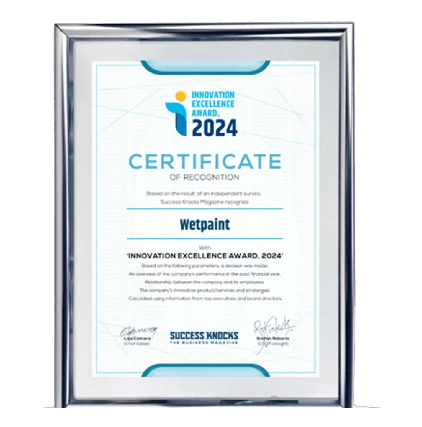 Innovation Excellence Award award