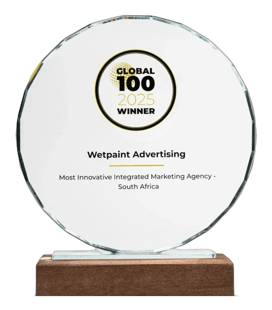 Most Innovative Integrated Marketing Agency South Africa award