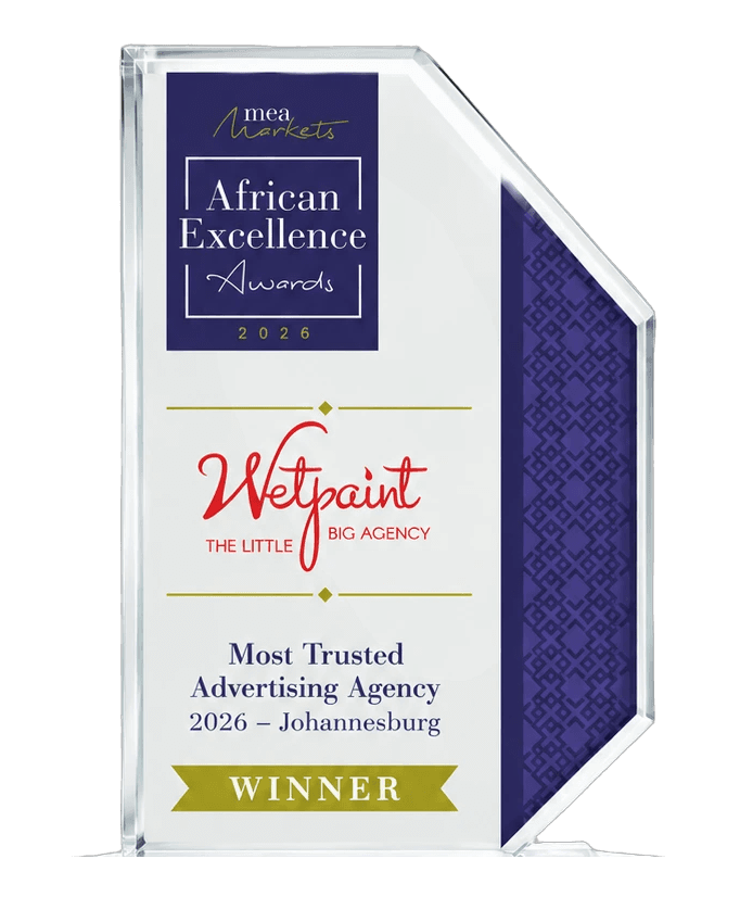 Most Trusted Advertising Agency – Johannesburg award